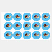 Abbildung des Cartoon Etiketten (Blatt)