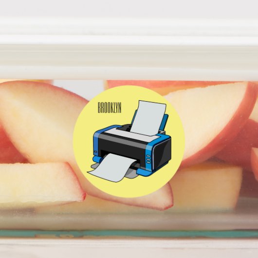 Abbildung des Cartoon Etiketten (Befestigt)