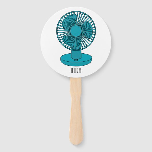 Abbildung des Cartoon Fächer (Rückseite)