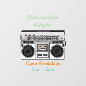 Abbildung des Cartoon Fensteraufkleber (Blatt)