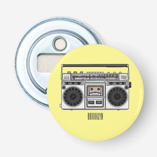 Abbildung des Cartoon Flaschenöffner (Vorderseite)