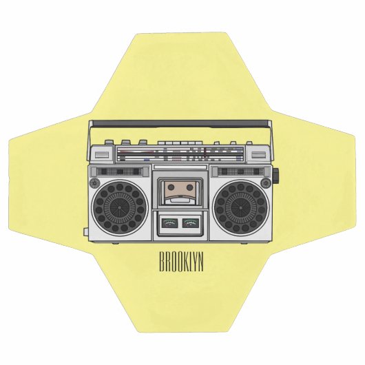 Abbildung des Cartoon Fußball (Flach)