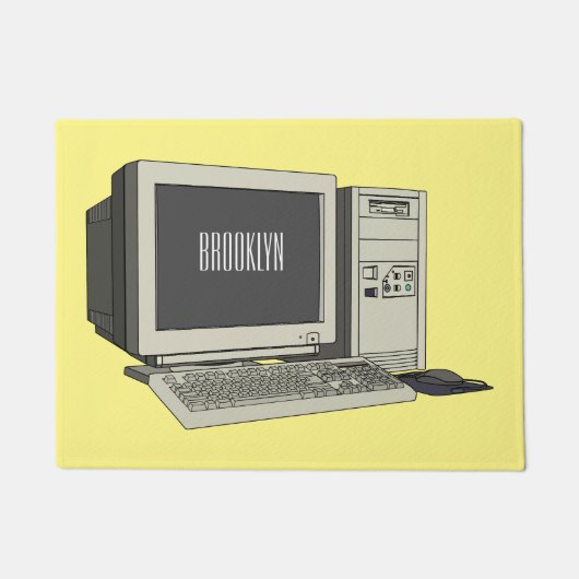 Abbildung des Cartoon Fußmatte (Vorderseite)