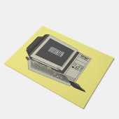 Abbildung des Cartoon Fußmatte (Schrägansicht)