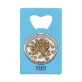 Abbildung des Cartoon Geldbeutel Flaschenöffner (Vorderseite)