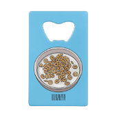 Abbildung des Cartoon Geldbeutel Flaschenöffner (Rückseite)