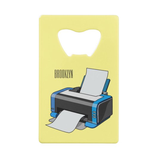 Abbildung des Cartoon Geldbeutel Flaschenöffner (Rückseite)