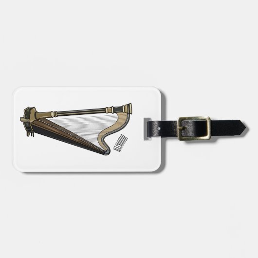 Abbildung des Cartoon Gepäckanhänger (Vorderseite horizontal)