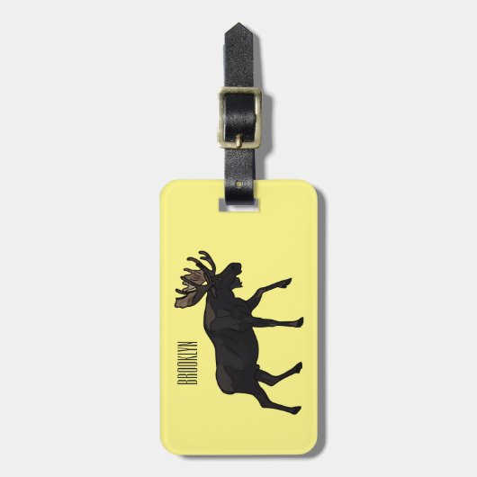 Abbildung des Cartoon Gepäckanhänger (Vorderseite vertikal)