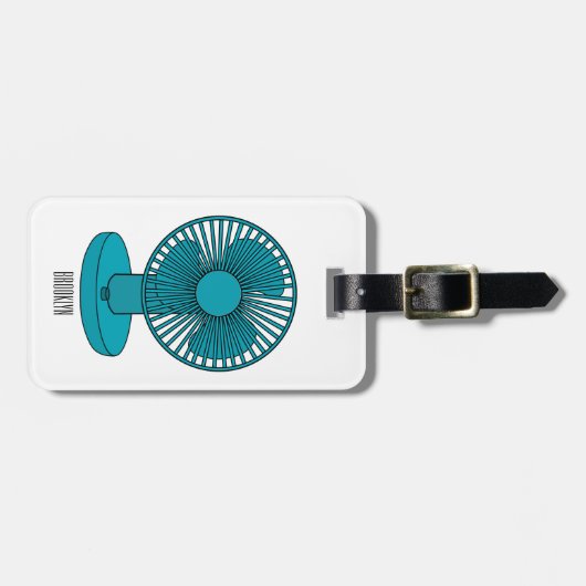 Abbildung des Cartoon Gepäckanhänger (Vorderseite horizontal)