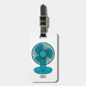 Abbildung des Cartoon Gepäckanhänger (Vorderseite vertikal)