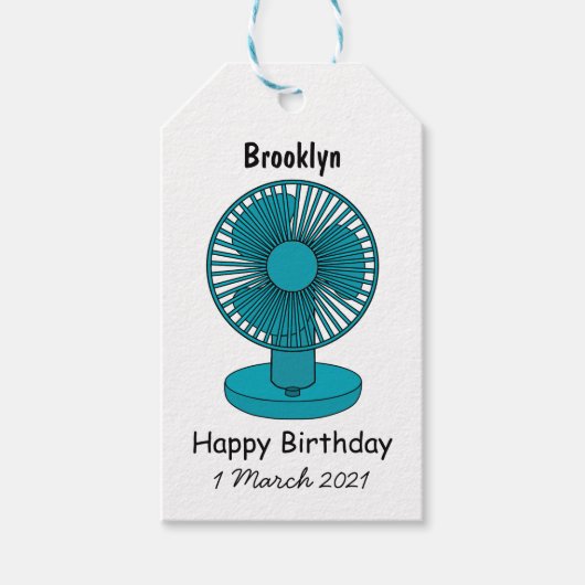 Abbildung des Cartoon Geschenkanhänger (Vorderseite)