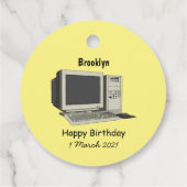 Abbildung des Cartoon Geschenkanhänger (Rückseite)