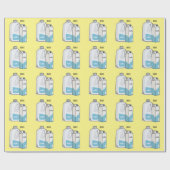 Abbildung des Cartoon Geschenkpapier (Flach)