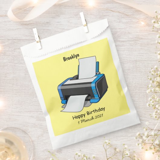 Abbildung des Cartoon Geschenktütchen (Ausgeschnitten)