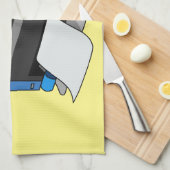 Abbildung des Cartoon Geschirrtuch (Viertel Falte)