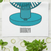 Abbildung des Cartoon Geschirrtuch (Gefaltet)