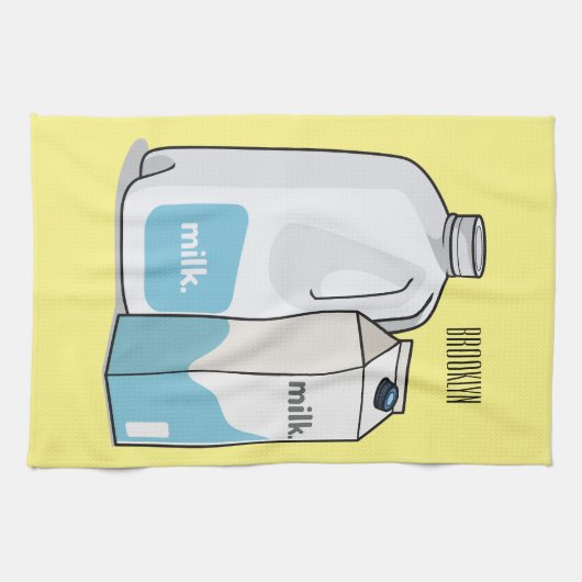 Abbildung des Cartoon Geschirrtuch (Horizontal)