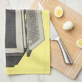 Abbildung des Cartoon Geschirrtuch (Viertel Falte)