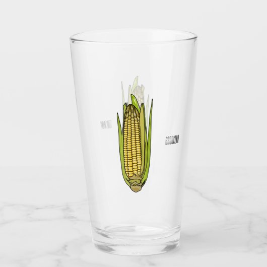 Abbildung des Cartoon Glas (Vorderseite)