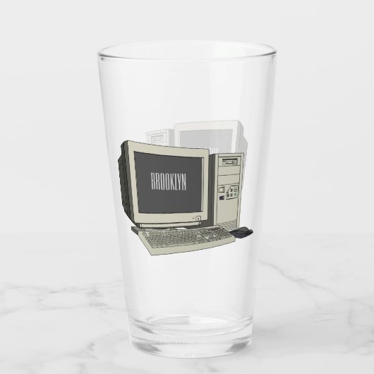 Abbildung des Cartoon Glas (Rückseite)