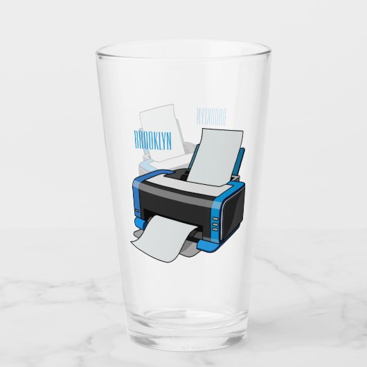 Abbildung des Cartoon Glas (Vorderseite)