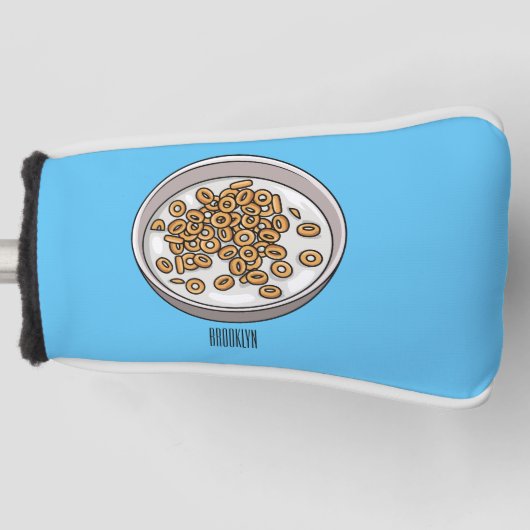 Abbildung des Cartoon Golf Headcover (Vorderseite)