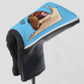 Abbildung des Cartoon Golf Headcover (3/4 Vorderseite)