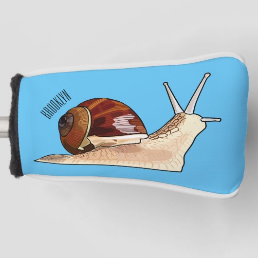 Abbildung des Cartoon Golf Headcover (Vorderseite)