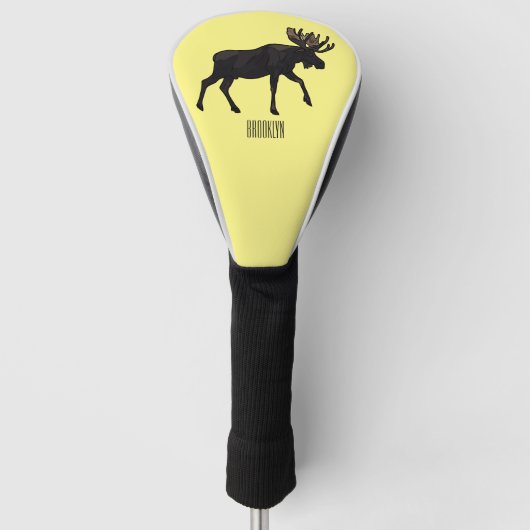 Abbildung des Cartoon Golf Headcover (Vorderseite)
