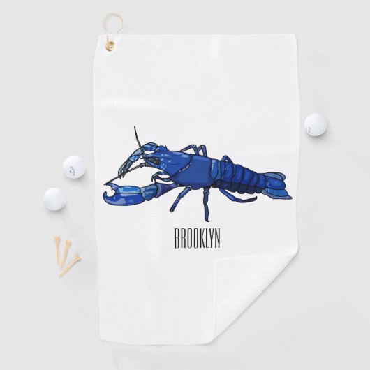 Abbildung des Cartoon Golfhandtuch (Insitu)