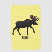 Abbildung des Cartoon Golfhandtuch (Vorderseite)