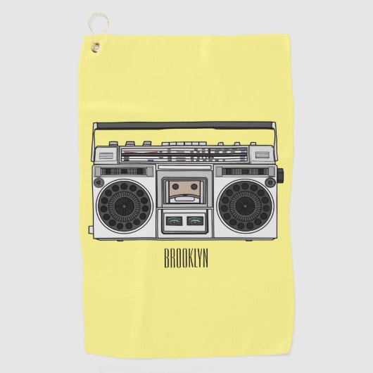 Abbildung des Cartoon Golfhandtuch (Vorderseite)