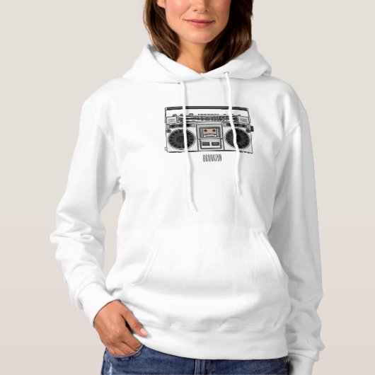 Abbildung des Cartoon Hoodie (Vorderseite)