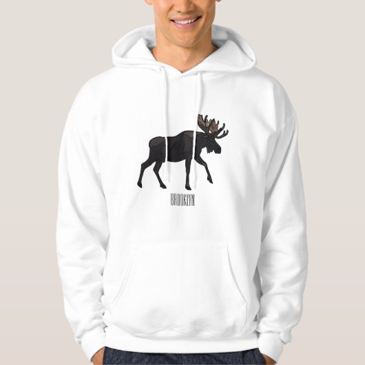 Abbildung des Cartoon Hoodie (Vorderseite)