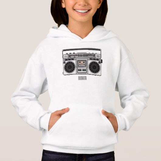 Abbildung des Cartoon Hoodie (Vorderseite)