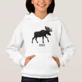 Abbildung des Cartoon Hoodie (Vorderseite)