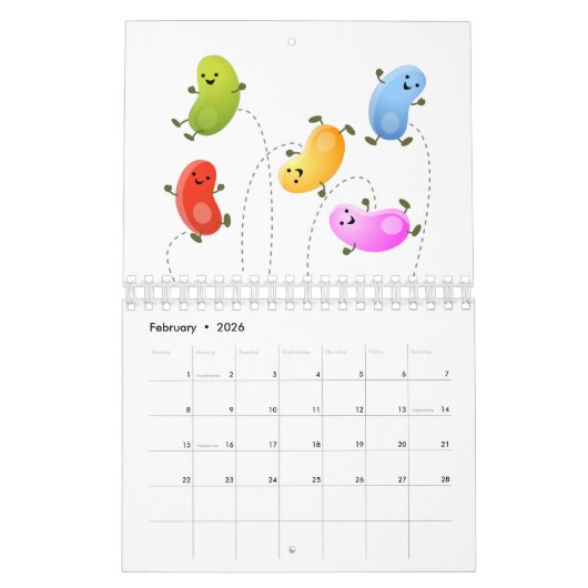 Abbildung des Cartoon Kalender (Feb 2026)