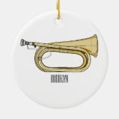 Abbildung des Cartoon Keramik Ornament (Hinten)