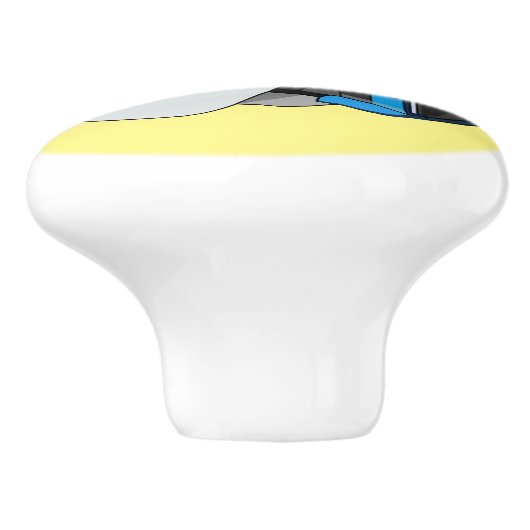 Abbildung des Cartoon Keramikknauf (Seitenansicht)