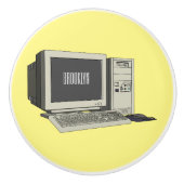 Abbildung des Cartoon Keramikknauf (Vorderseite)