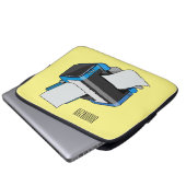 Abbildung des Cartoon Laptopschutzhülle (Vorne Knopf)