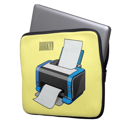 Abbildung des Cartoon Laptopschutzhülle (Vorderseite Links)