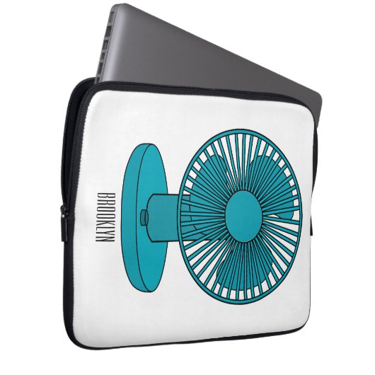 Abbildung des Cartoon Laptopschutzhülle (Vorne Rechts)