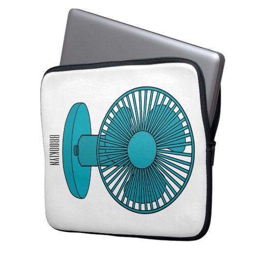 Abbildung des Cartoon Laptopschutzhülle (Vorderseite Links)