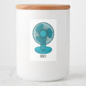 Abbildung des Cartoon Lebensmitteletikett (Vorderseite)