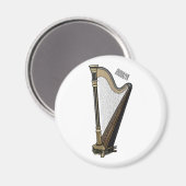 Abbildung des Cartoon Magnet (Vorderseite/Rückseite)