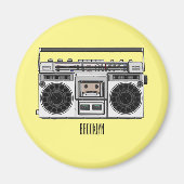 Abbildung des Cartoon Magnet (Vorne)