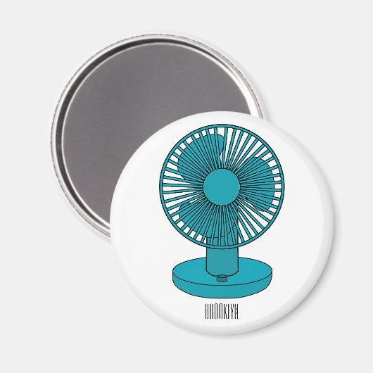 Abbildung des Cartoon Magnet (Vorderseite/Rückseite)