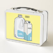 Abbildung des Cartoon Metall Brotdose (Rückseite)